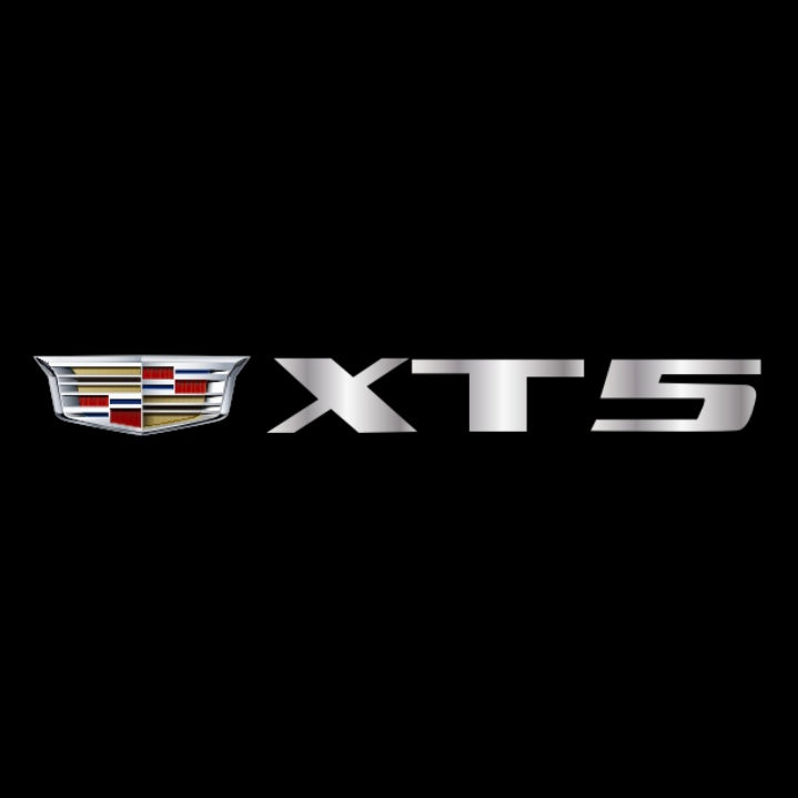 CADILLAC XT5 LOGO PROJECTOT LIGHTS Nr.9793 (quantity 1 = 2 Logo Films /2 door lights)
