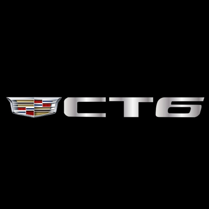 CADILLAC CT6 LOGO PROJECTOT LIGHTS Nr.9729 (quantity 1 = 2 Logo Films /2 door lights)
