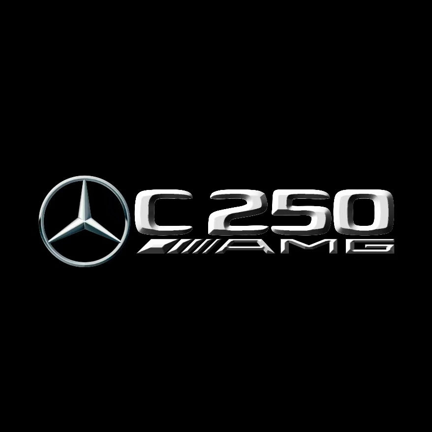MERCEDES BENZ C 250 AMG LOGO PROJECTOT LIGHTS (quantity 1 = 1 sets/2 door lights)Nr.03f029