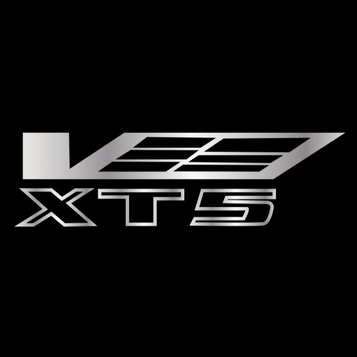 CADILLAC XT5 LOGO PROJECTOT LIGHTS Nr.9768 (quantity 1 = 2 Logo Films /2 door lights)
