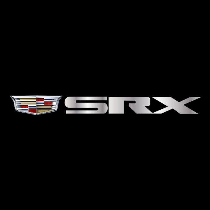 CADILLAC SRX LOGO PROJECTOT LIGHTS Nr.9791 (quantity 1 = 2 Logo Films /2 door lights)