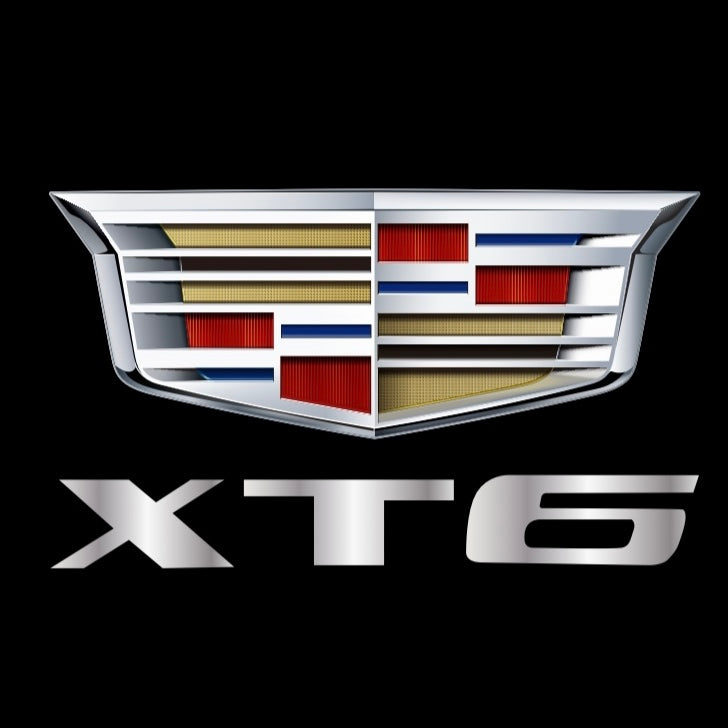 CADILLAC XT6 LOGO PROJECTOT LIGHTS Nr.9740 (quantity 1 = 2 Logo Films /2 door lights)