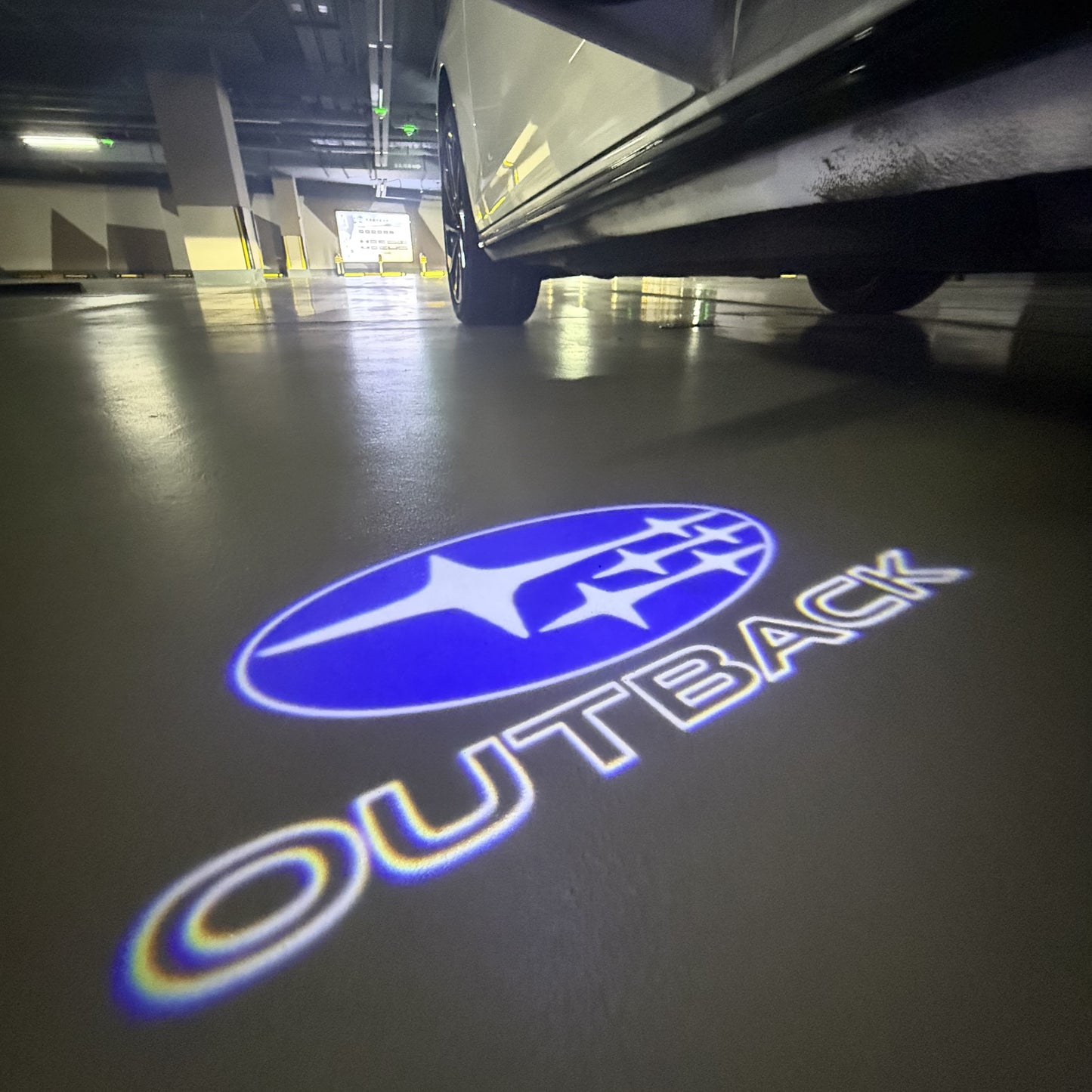 SUBARU OUTBACK LOGO PROJECROTR LIGHTS (quantity 1 = 1 sets/2 door lights) Nr.03A16