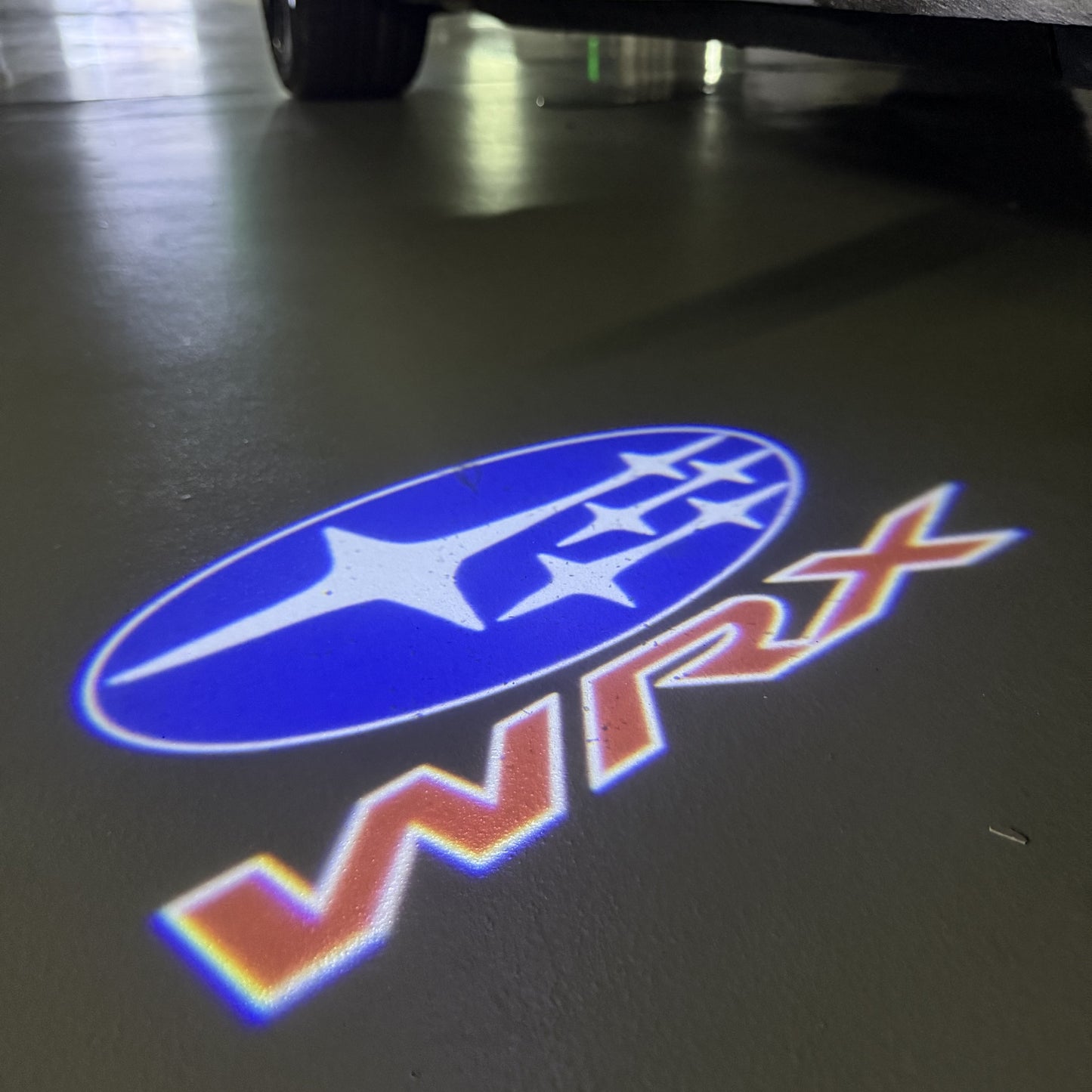 SUBARU WRX LOGO PROJECROTR LIGHTS (quantity 1 = 1 sets/2 door lights) Nr.03A17