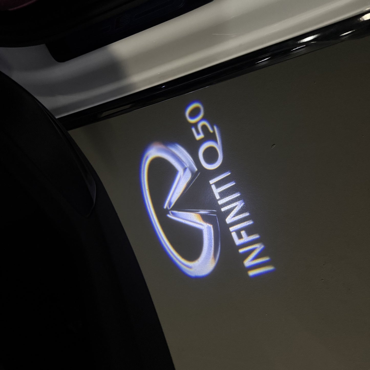 INFINITI Q50 LOGO PROJECROTR LIGHTS (quantity 1 = 1 sets/2 door lights)Nr.74A40