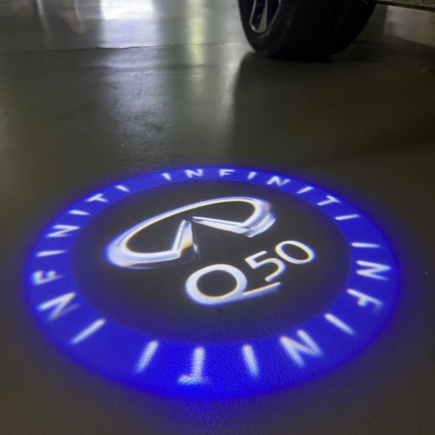 INFINITI Q50 LOGO PROJECROTR LIGHTS (quantity 1 = 1 sets/2 door lights)Nr.74A39