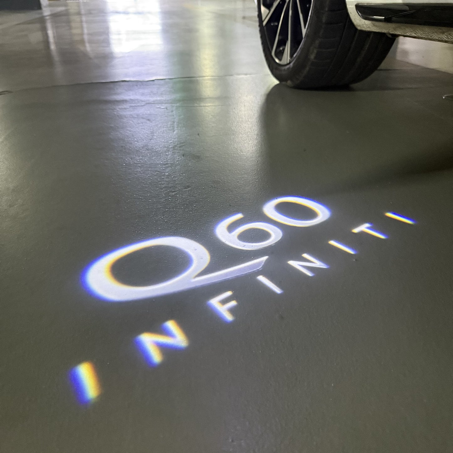 INFINITI Q60 LOGO PROJECROTR LIGHTS (quantity 1 = 1 sets/2 door lights)Nr.74A33