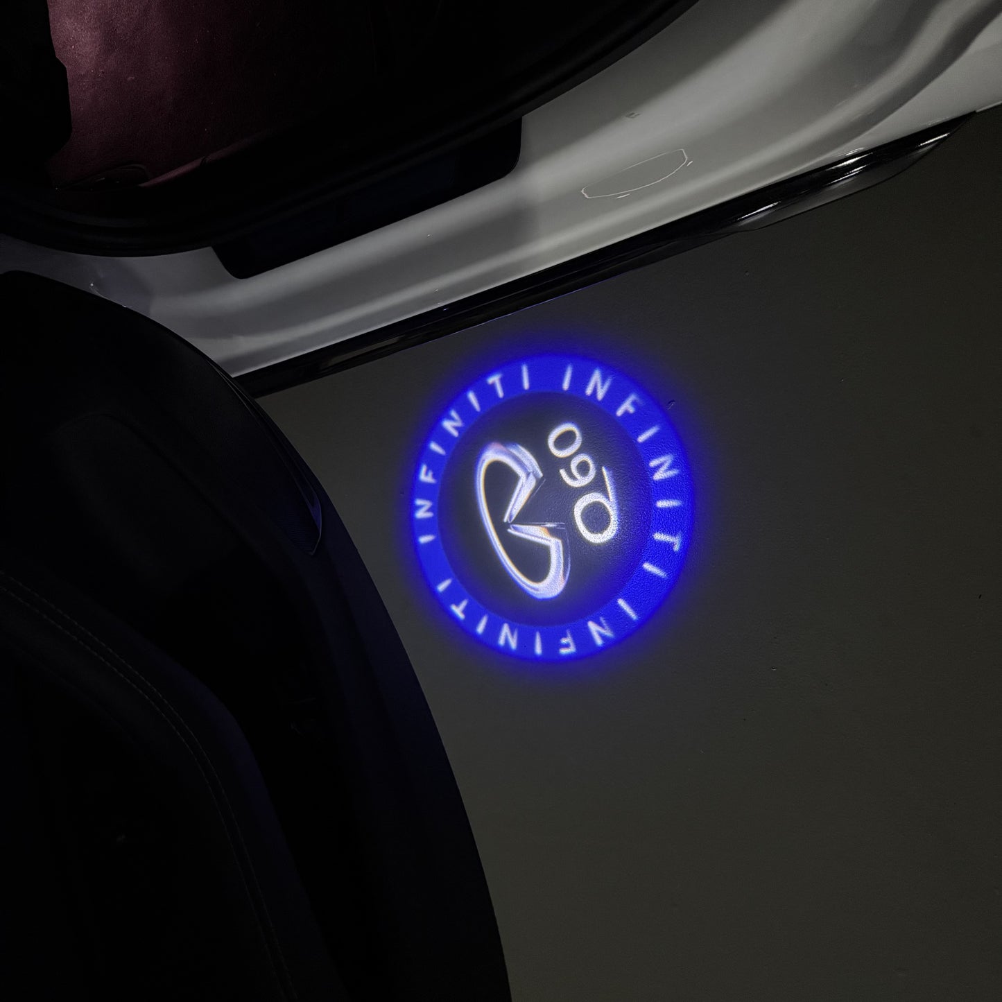 INFINITI Q60 LOGO PROJECROTR LIGHTS (quantity 1 = 1 sets/2 door lights)Nr.74A34