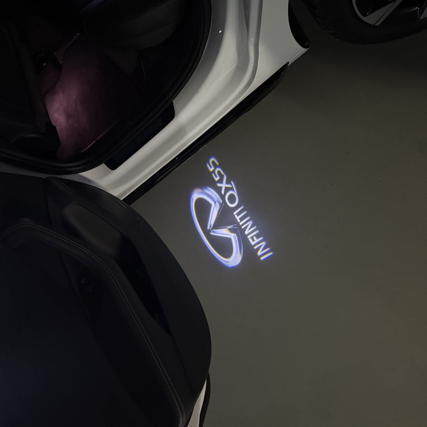 INFINITI QX55 LOGO PROJECROTR LIGHTS (quantity 1 = 1 sets/2 door lights)Nr.74A15