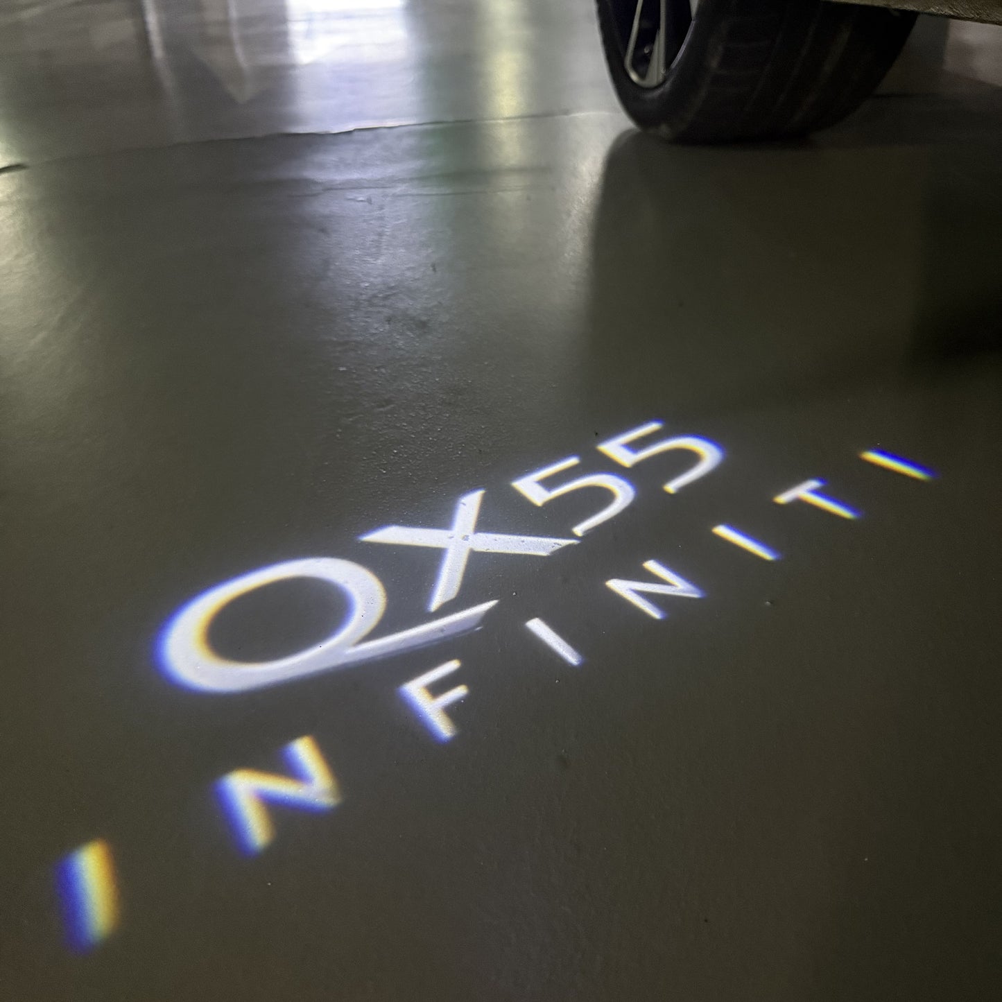 INFINITI QX55 LOGO PROJECROTR LIGHTS (quantity 1 = 1 sets/2 door lights)Nr.74A12