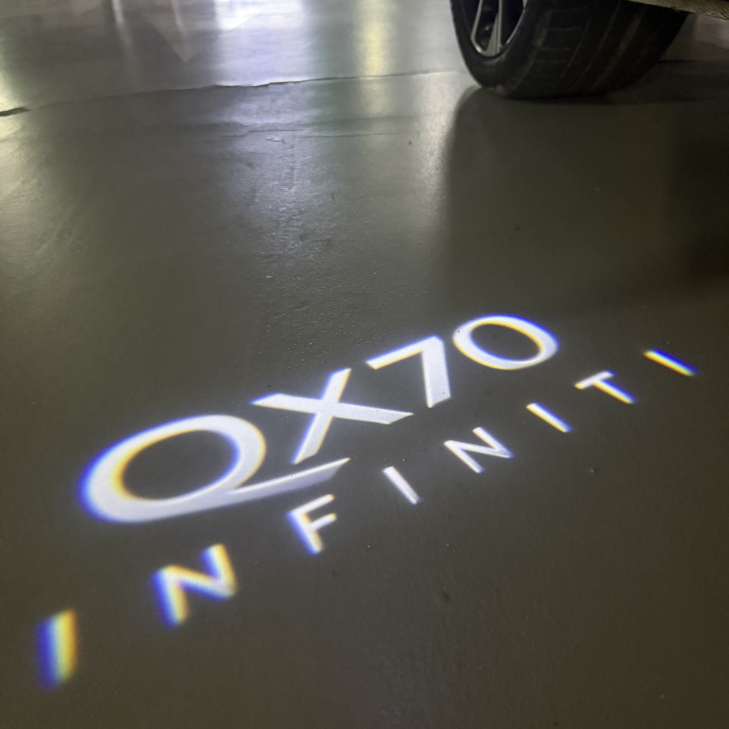 INFINITI QX70 LOGO PROJECROTR LIGHTS (quantity 1 = 1 sets/2 door lights)Nr.74A28