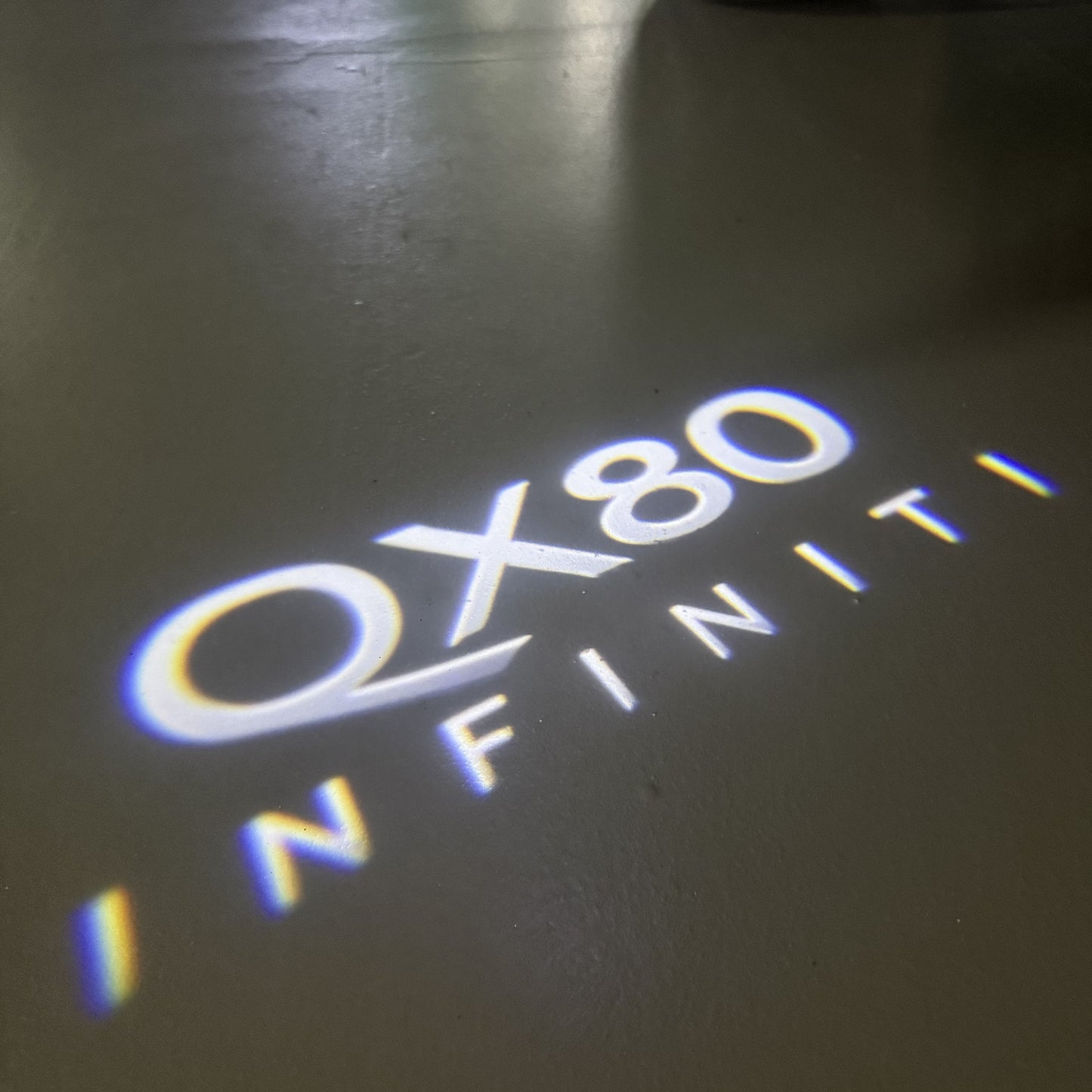 INFINITI QX80 LOGO PROJECROTR LIGHTS (quantity 1 = 1 sets/2 door lights)Nr.74A3