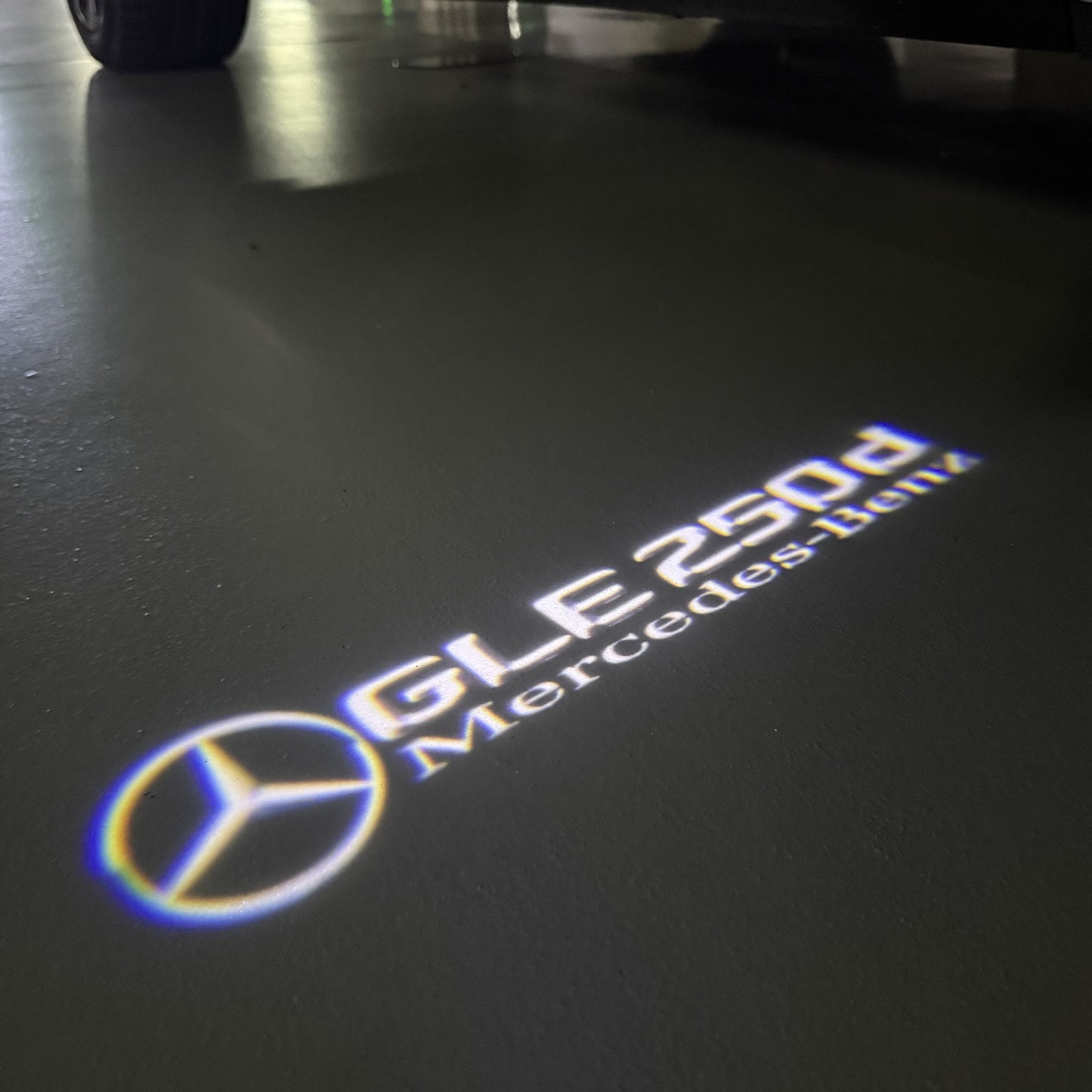 MERCEDES BENZ GLE 250d LOGO PROJECTOR LIGHTS (quantity 1 = 1 sets/2 door lights)Nr.03f042