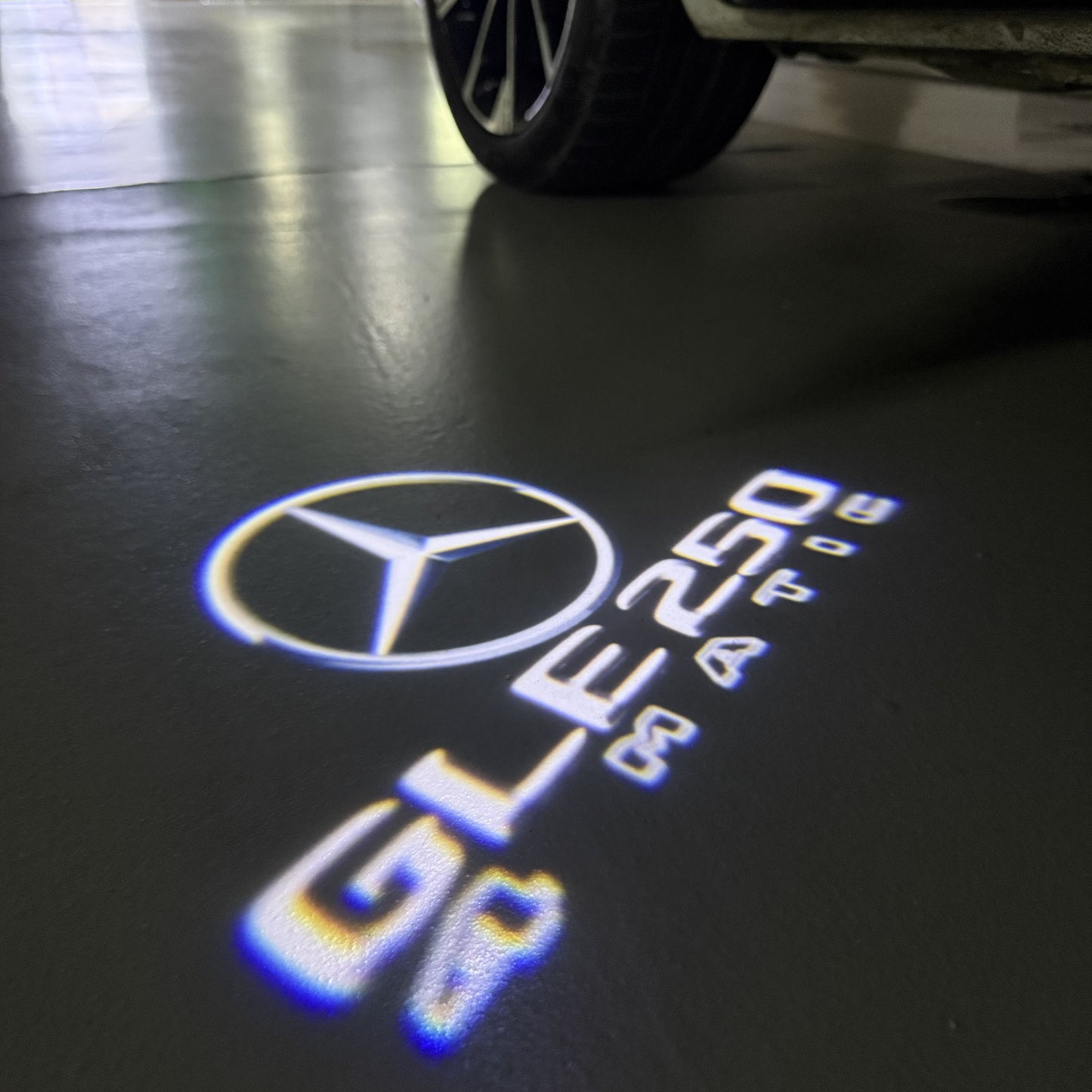 MERCEDES BENZ GLE 250 LOGO PROJECTOR LIGHTS (quantity 1 = 1 sets/2 door lights)Nr.03f041