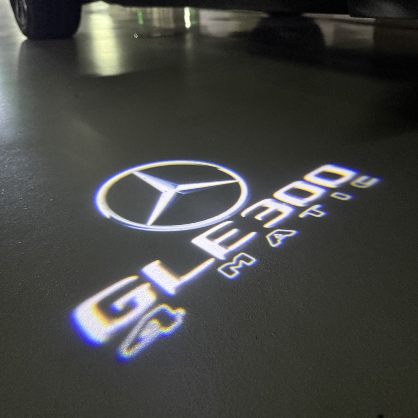 MERCEDES BENZ GLE 300 LOGO PROJECTOR LIGHTS (quantity 1 = 1 sets/2 door lights)Nr.03f044