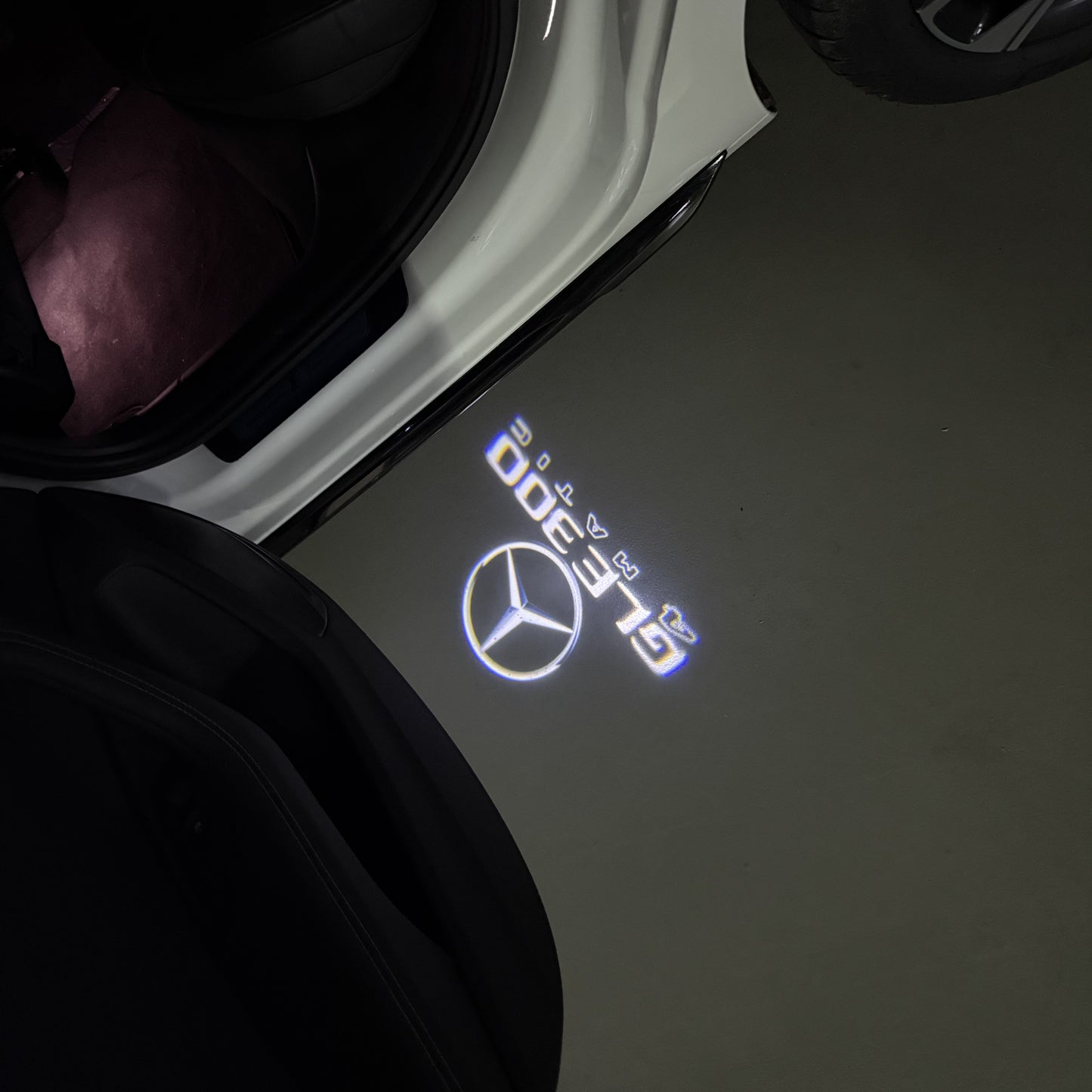 MERCEDES BENZ GLE 300 LOGO PROJECTOR LIGHTS (quantity 1 = 1 sets/2 door lights)Nr.03f044