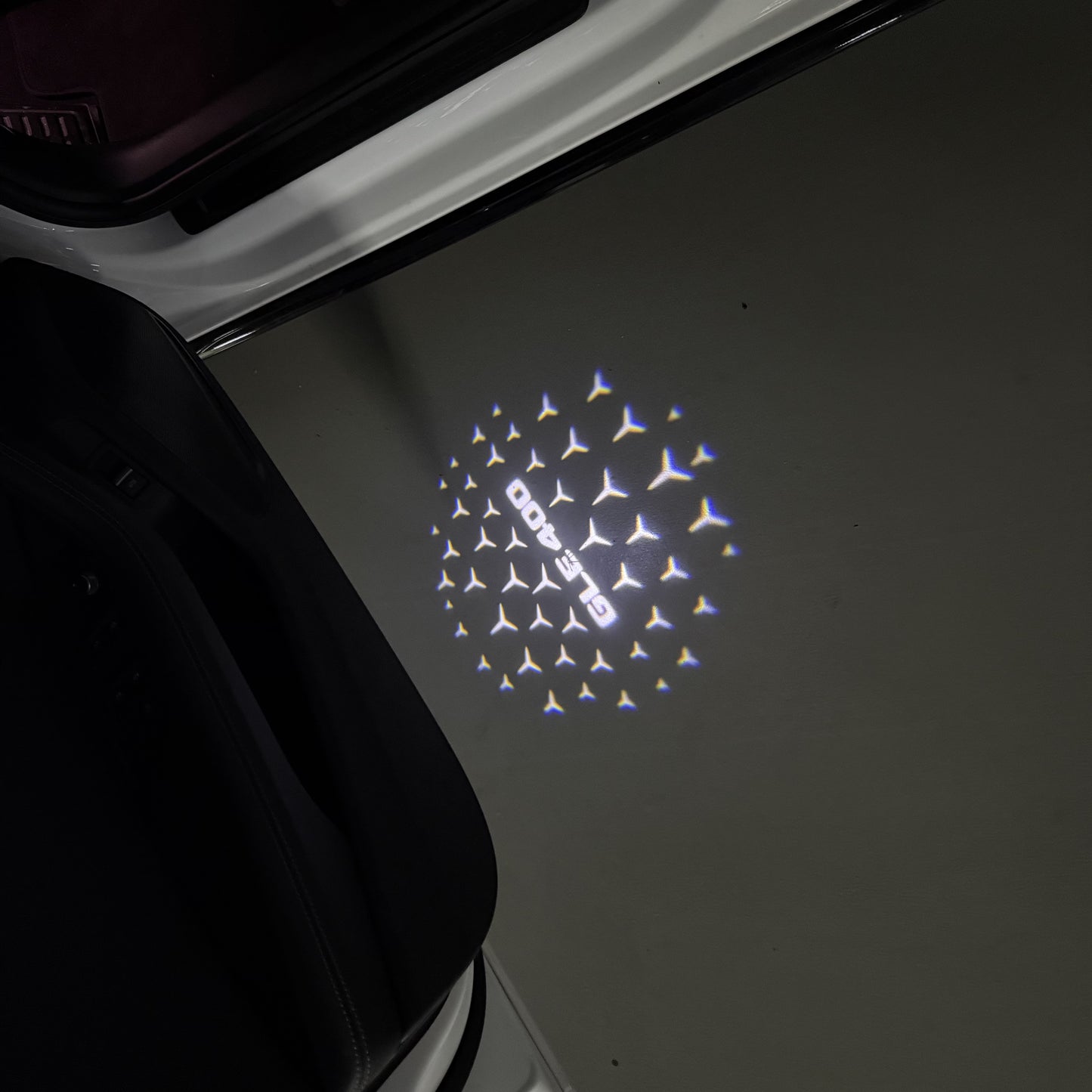 MERCEDES BENZ GLE 400 LOGO PROJECTOR LIGHTS (quantity 1 = 1 sets/2 door lights)Nr.03f048