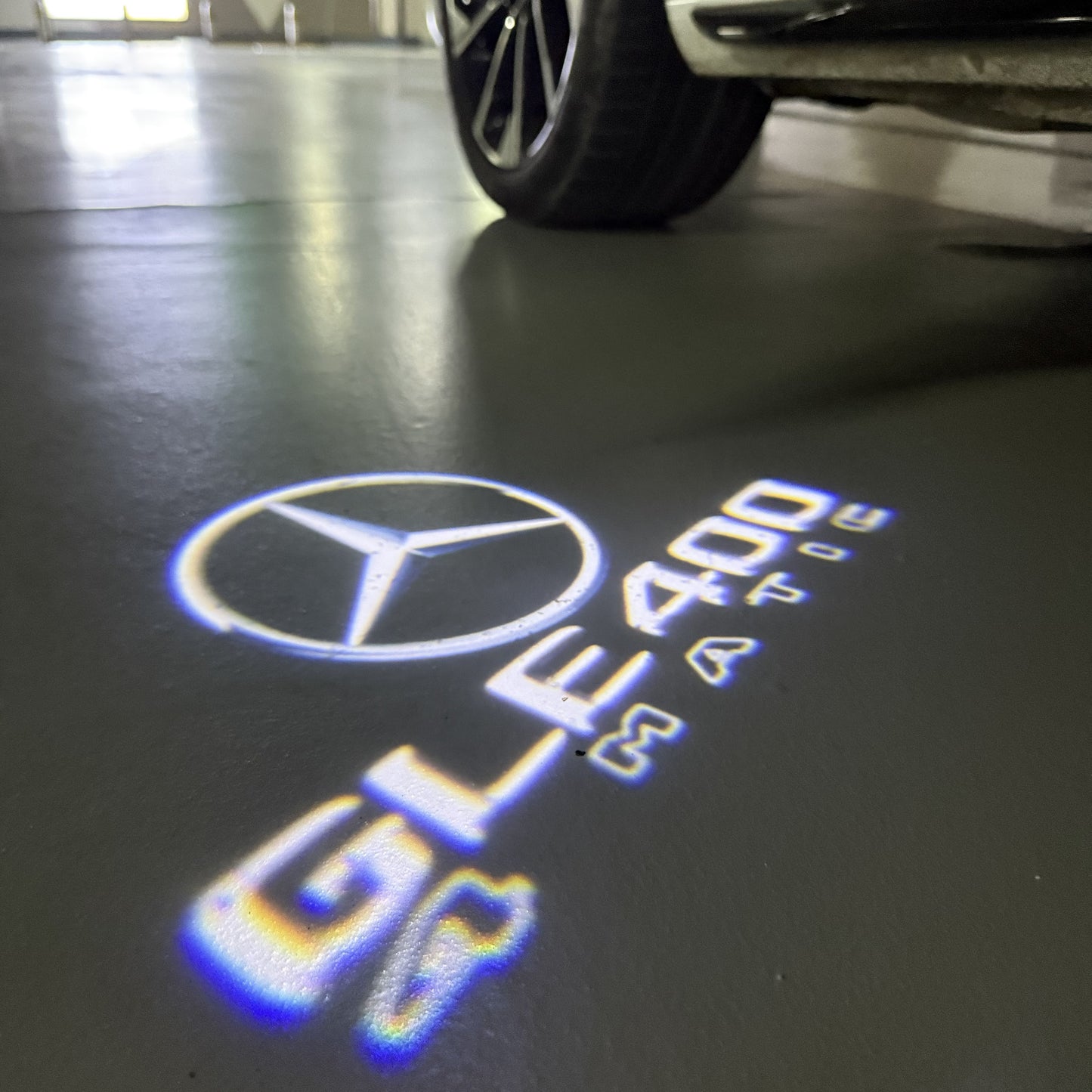 MERCEDES BENZ GLE 400 LOGO PROJECTOR LIGHTS (quantity 1 = 1 sets/2 door lights)Nr.03f047