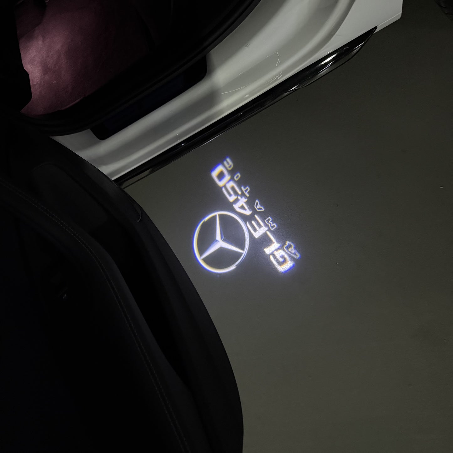 MERCEDES BENZ GLE 450 LOGO PROJECTOR LIGHTS (quantity 1 = 1 sets/2 door lights)Nr.03f050