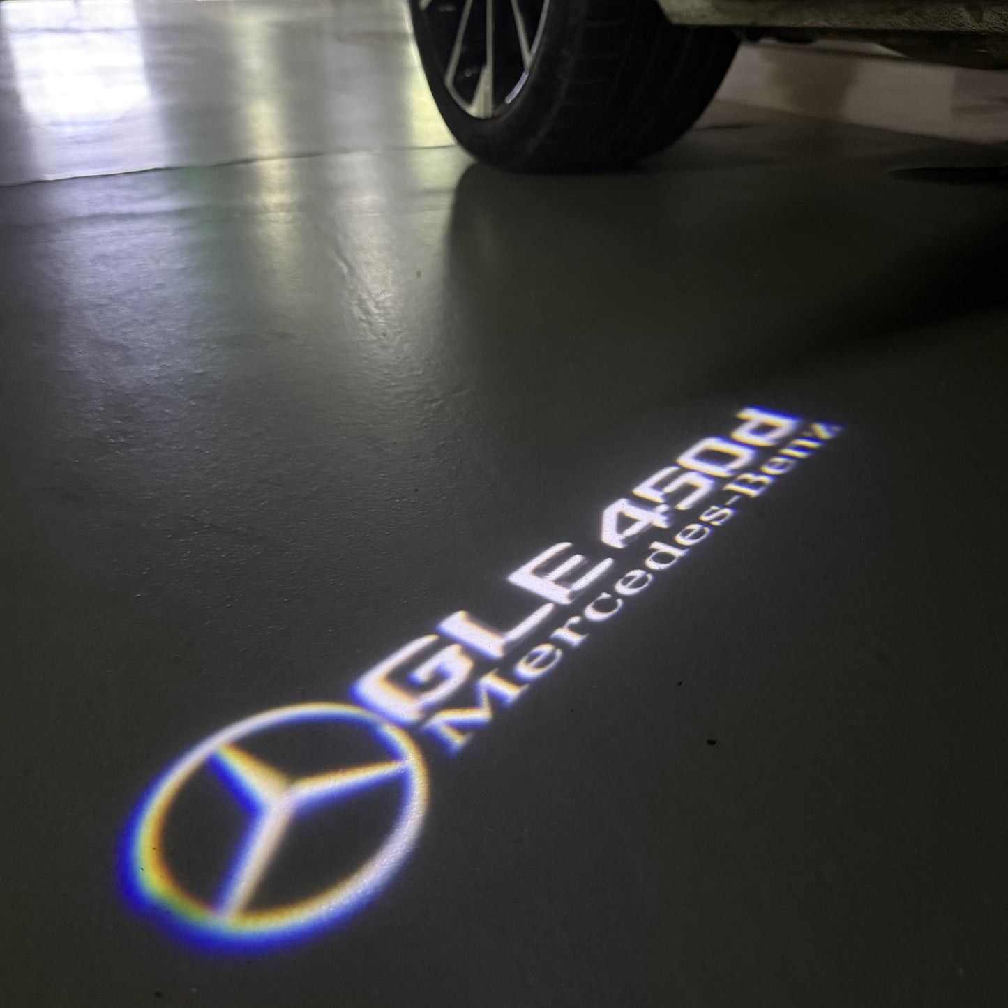MERCEDES BENZ GLE 450d LOGO PROJECTOR LIGHTS (quantity 1 = 1 sets/2 door lights)Nr.03f052