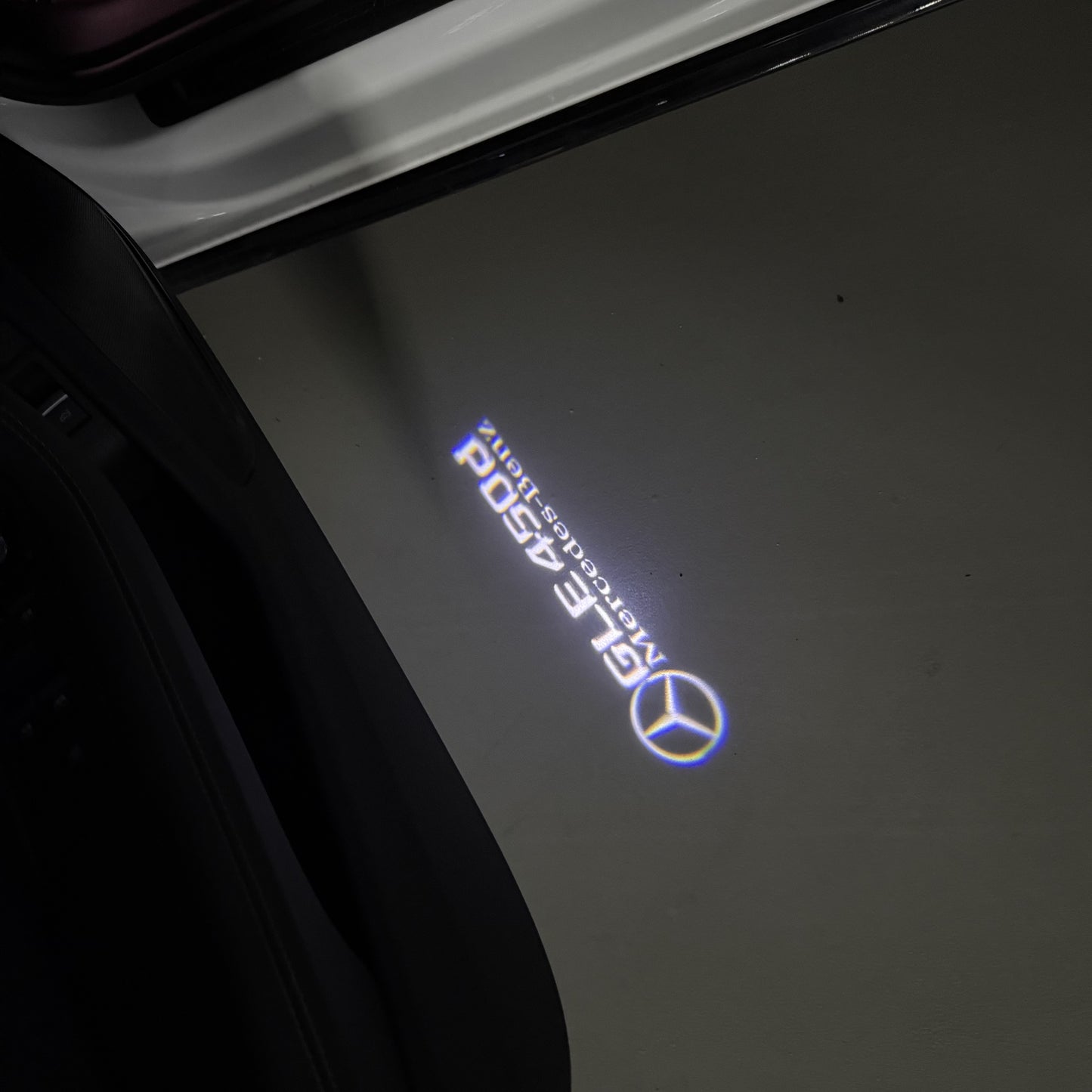 MERCEDES BENZ GLE 450d LOGO PROJECTOR LIGHTS (quantity 1 = 1 sets/2 door lights)Nr.03f052