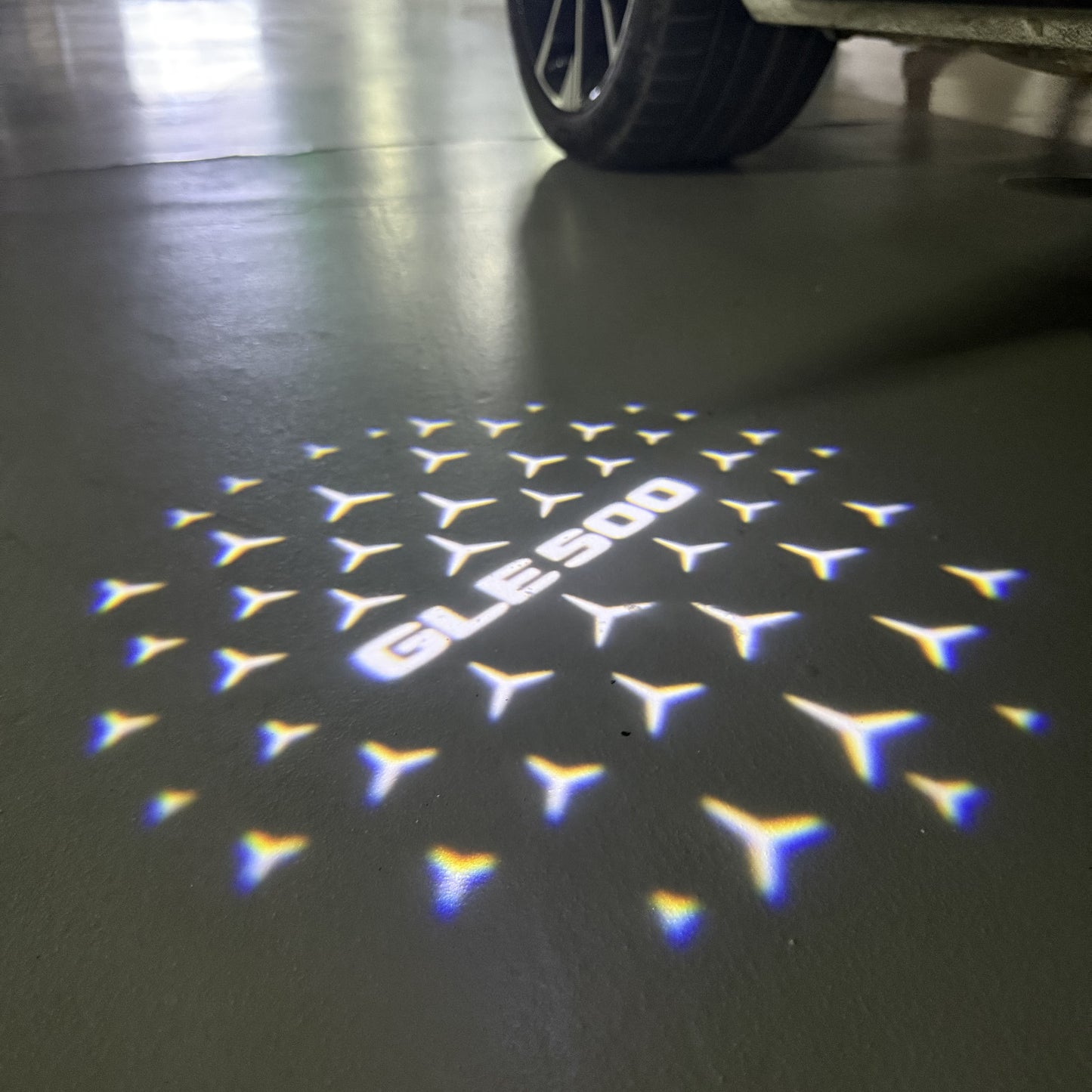 MERCEDES BENZ GLE 500 LOGO PROJECTOR LIGHTS (quantity 1 = 1 sets/2 door lights)Nr.03f054
