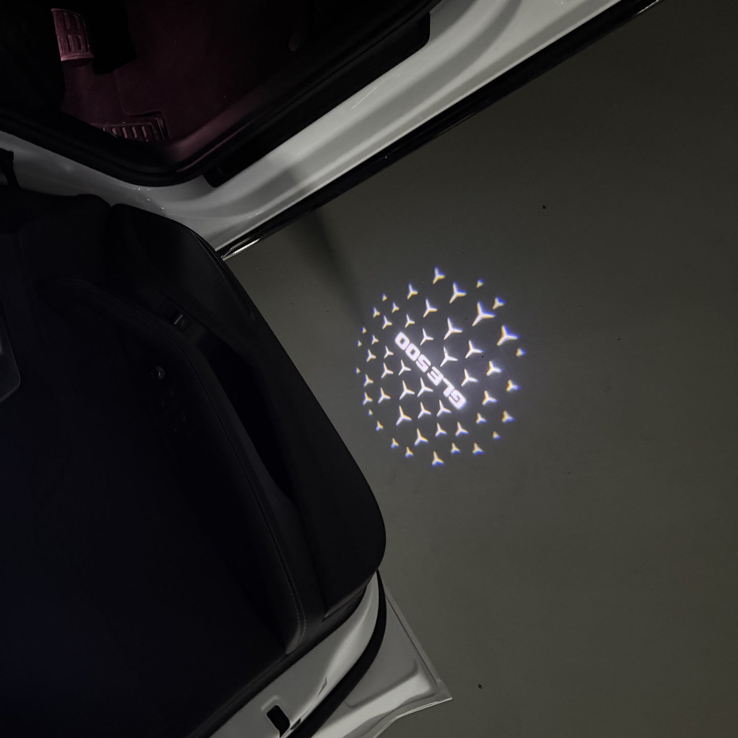MERCEDES BENZ GLE 500 LOGO PROJECTOR LIGHTS (quantity 1 = 1 sets/2 door lights)Nr.03f054