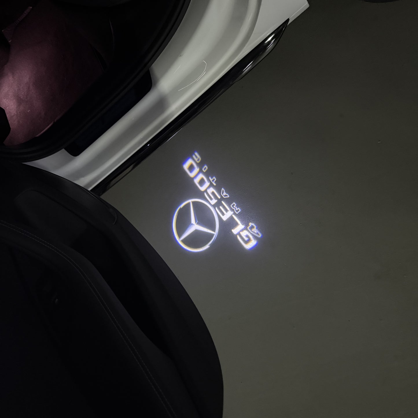 MERCEDES BENZ GLE 500 LOGO PROJECTOR LIGHTS (quantity 1 = 1 sets/2 door lights)Nr.03f053