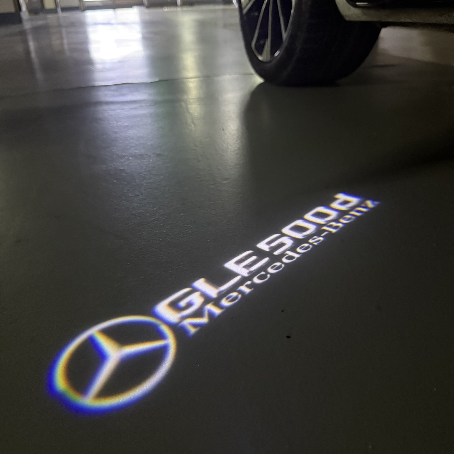 MERCEDES BENZ GLE 500d LOGO PROJECTOR LIGHTS (quantity 1 = 1 sets/2 door lights)Nr.03f055