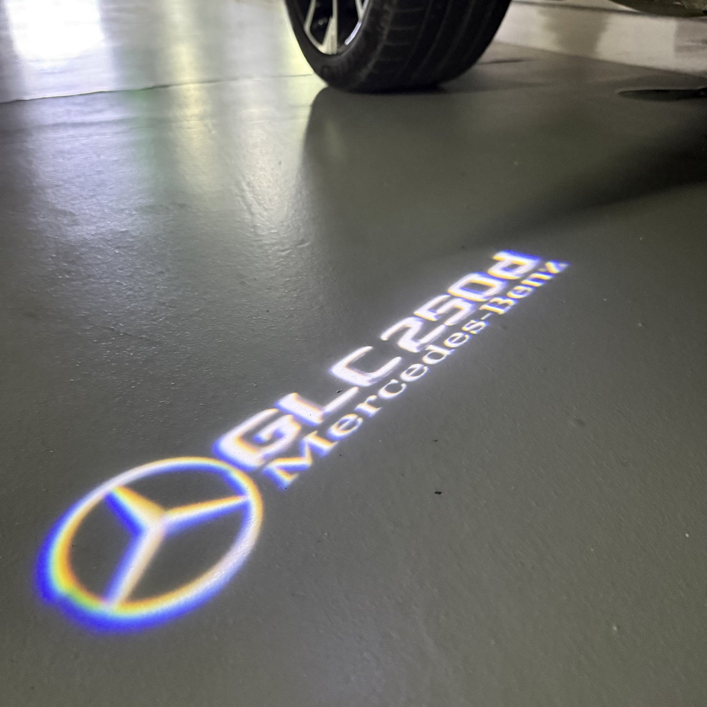 MERCEDES BENZ GLC 250d LOGO PROJECTOR LIGHTS (quantity 1 = 1 sets/2 door lights)Nr.03f042