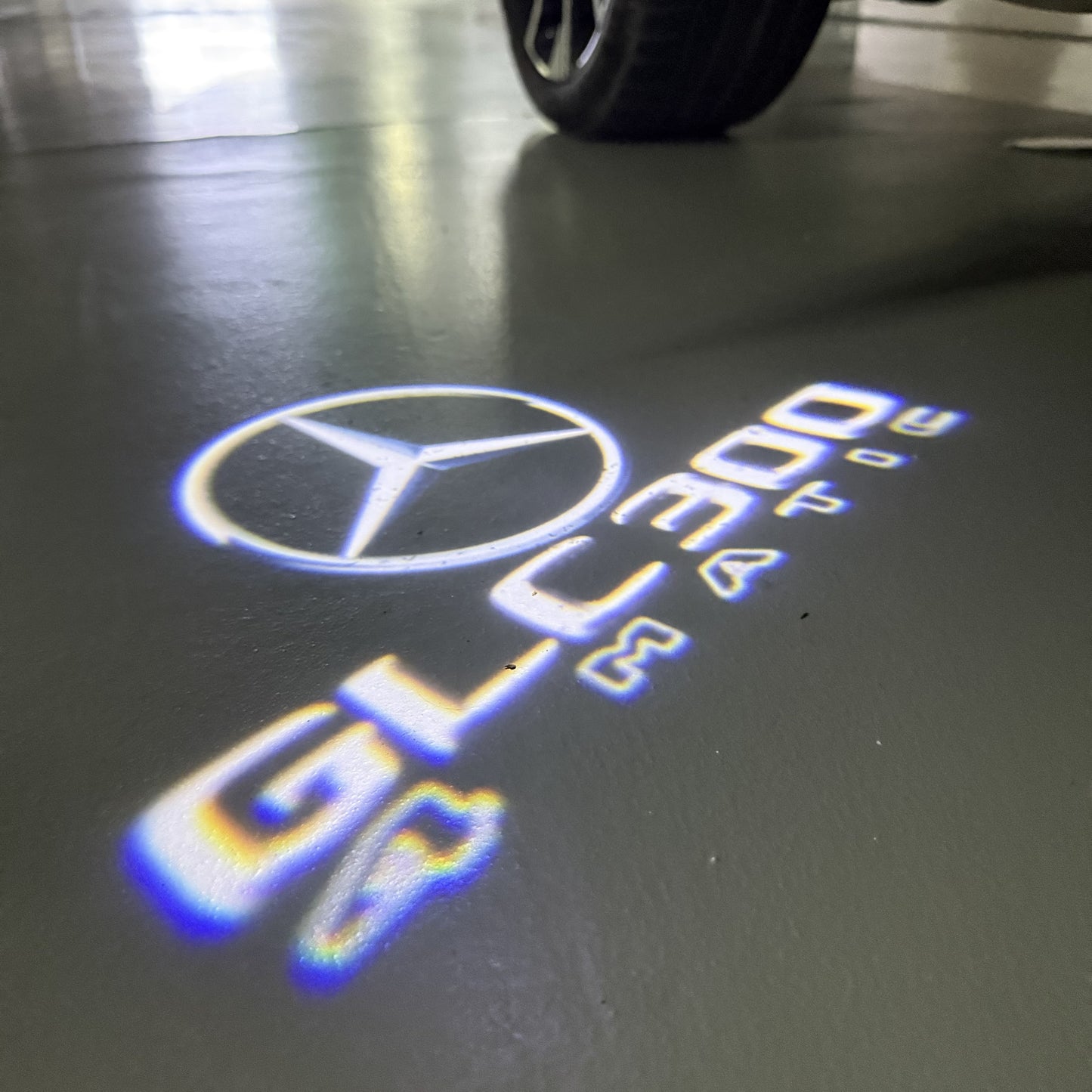 MERCEDES BENZ GLC 300 LOGO PROJECTOR LIGHTS (quantity 1 = 1 sets/2 door lights)Nr.03f044