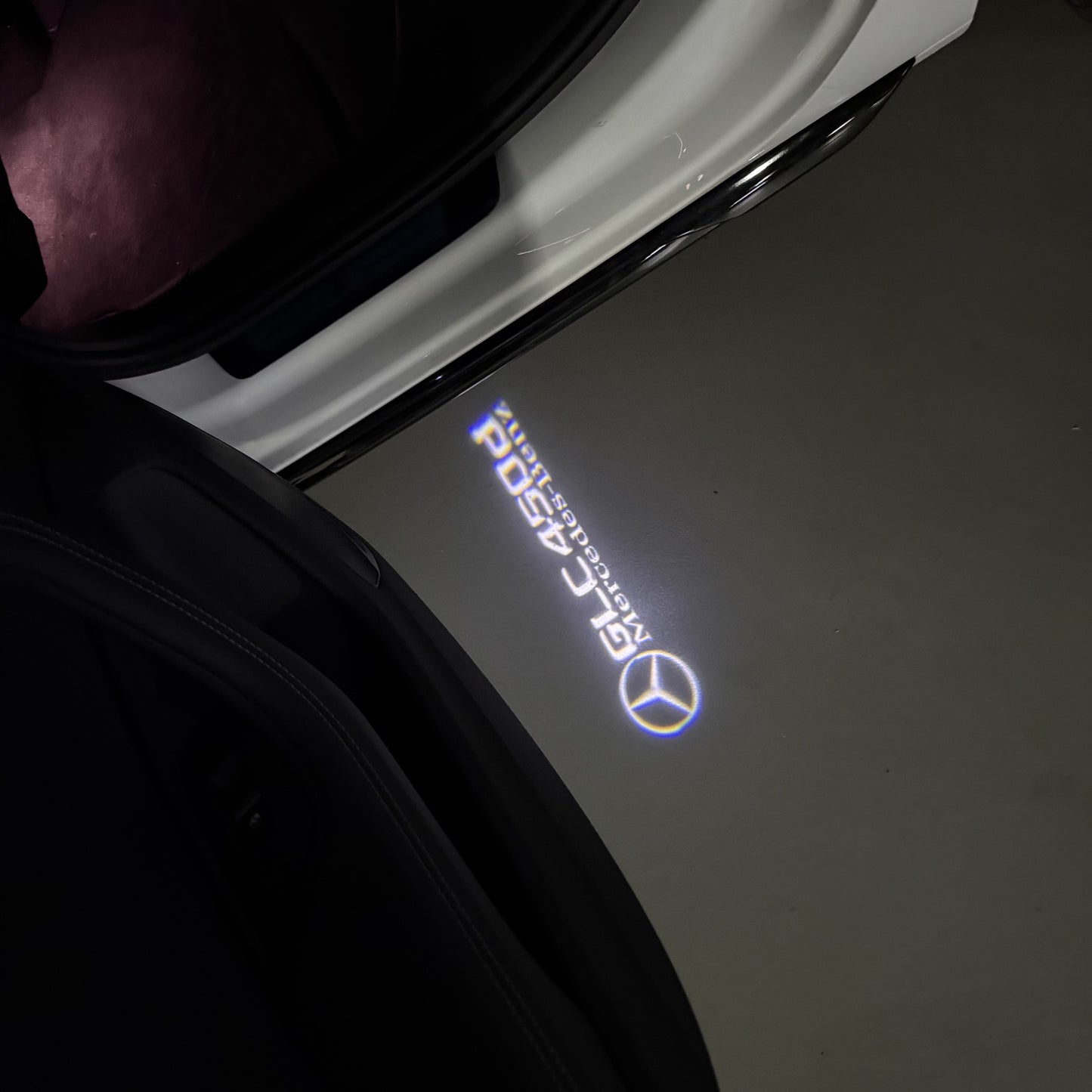 MERCEDES BENZ GLC 450d LOGO PROJECTOR LIGHTS (quantity 1 = 1 sets/2 door lights)Nr.03f055