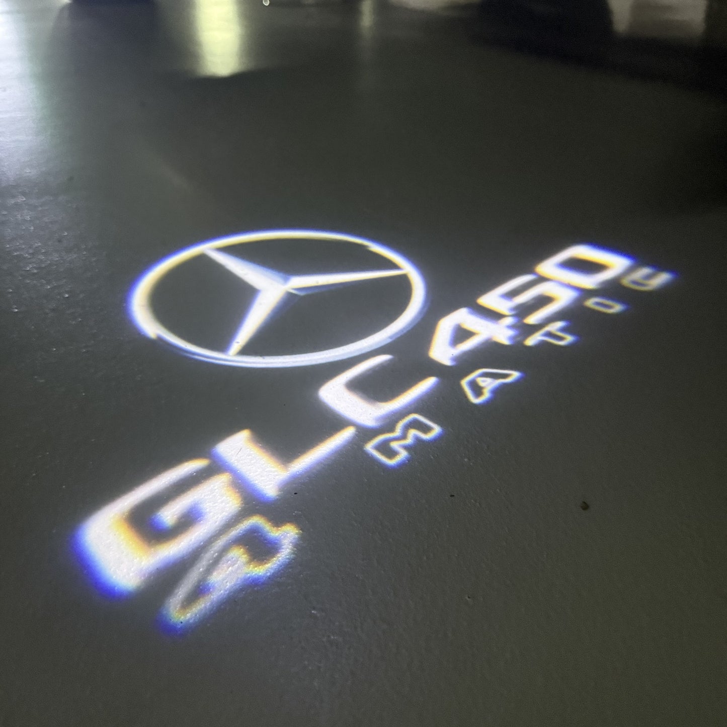 MERCEDES BENZ GLC 450 LOGO PROJECTOR LIGHTS (quantity 1 = 1 sets/2 door lights)Nr.03f053