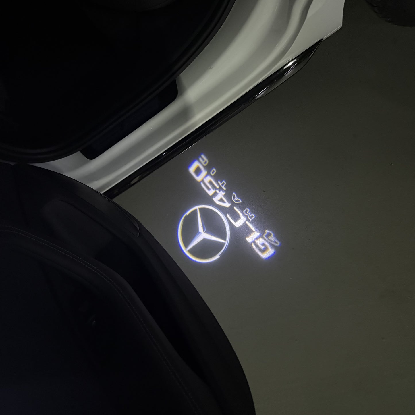 MERCEDES BENZ GLC 450 LOGO PROJECTOR LIGHTS (quantity 1 = 1 sets/2 door lights)Nr.03f053