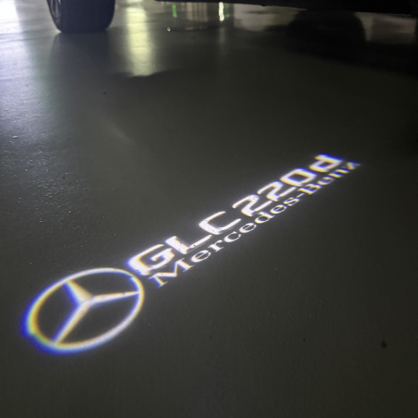 MERCEDES BENZ GLC 220d LOGO PROJECTOR LIGHTS (quantity 1 = 1 sets/2 door lights)Nr.03f039