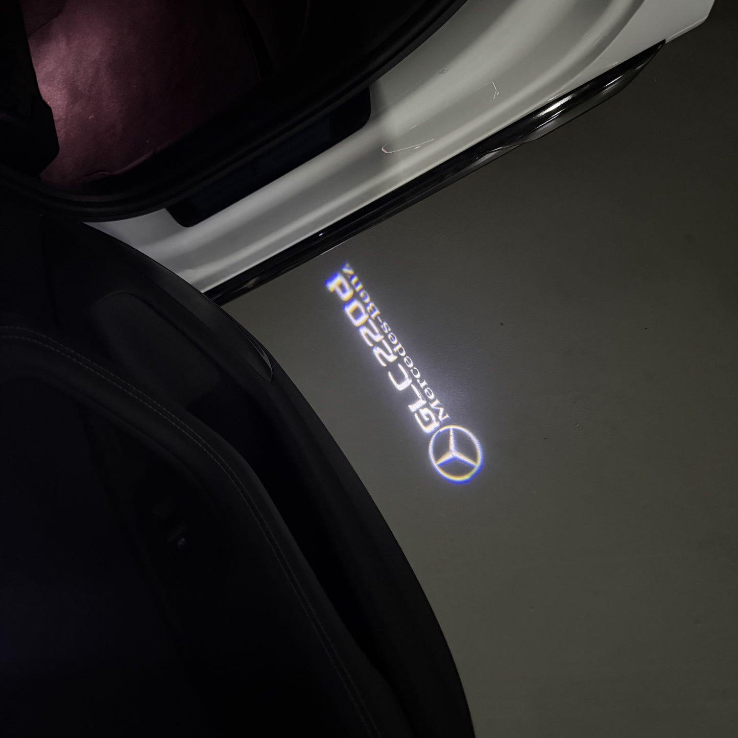 MERCEDES BENZ GLC 220d LOGO PROJECTOR LIGHTS (quantity 1 = 1 sets/2 door lights)Nr.03f039