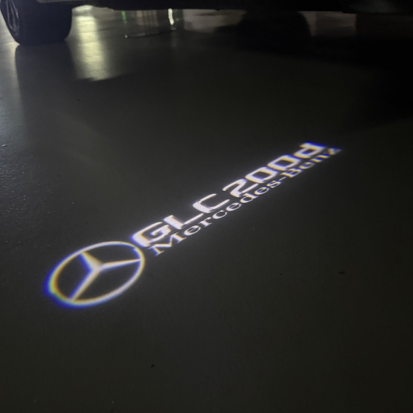 MERCEDES BENZ GLC 200d LOGO PROJECTOR LIGHTS (quantity 1 = 1 sets/2 door lights)Nr.03f036