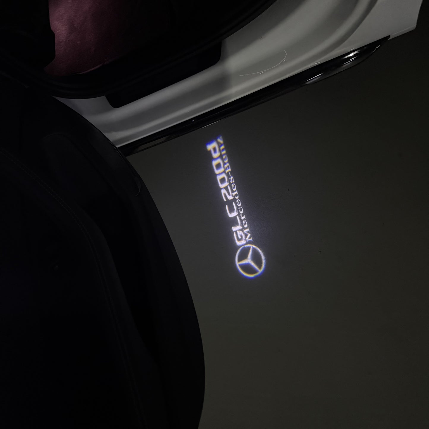 MERCEDES BENZ GLC 200d LOGO PROJECTOR LIGHTS (quantity 1 = 1 sets/2 door lights)Nr.03f036