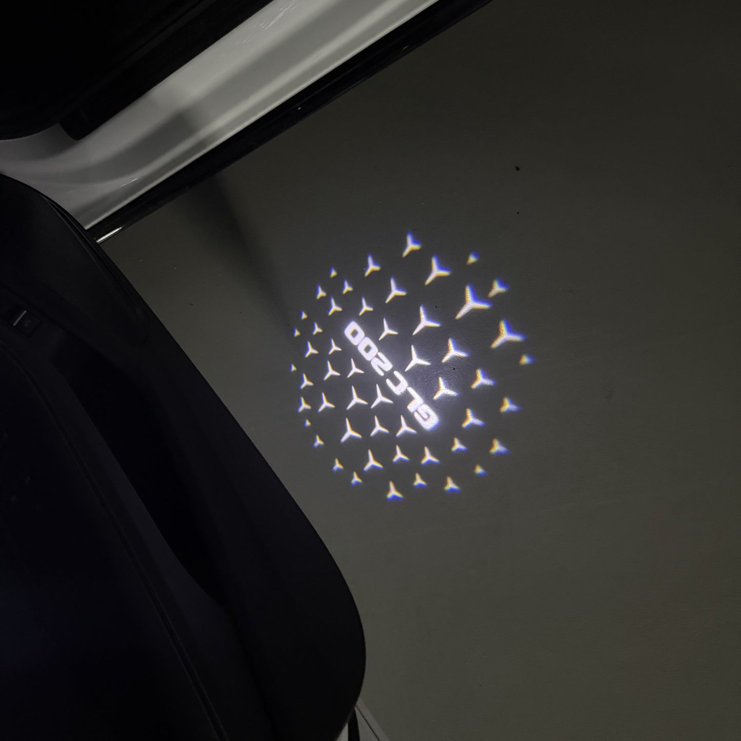 MERCEDES BENZ GLC 200 LOGO PROJECTOR LIGHTS (quantity 1 = 1 sets/2 door lights)Nr.03f037