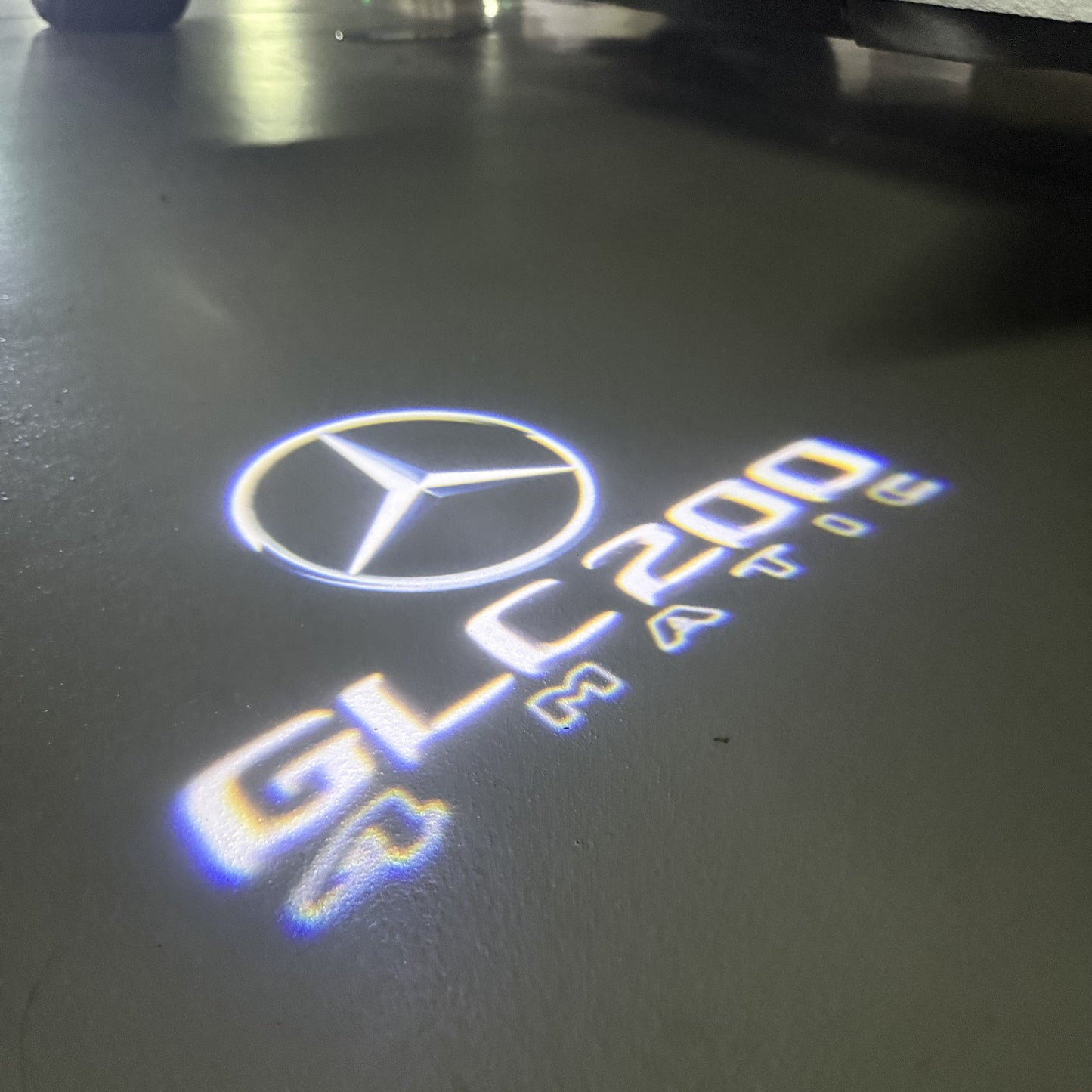 MERCEDES BENZ GLC 200 LOGO PROJECTOR LIGHTS (quantity 1 = 1 sets/2 door lights)Nr.03f035