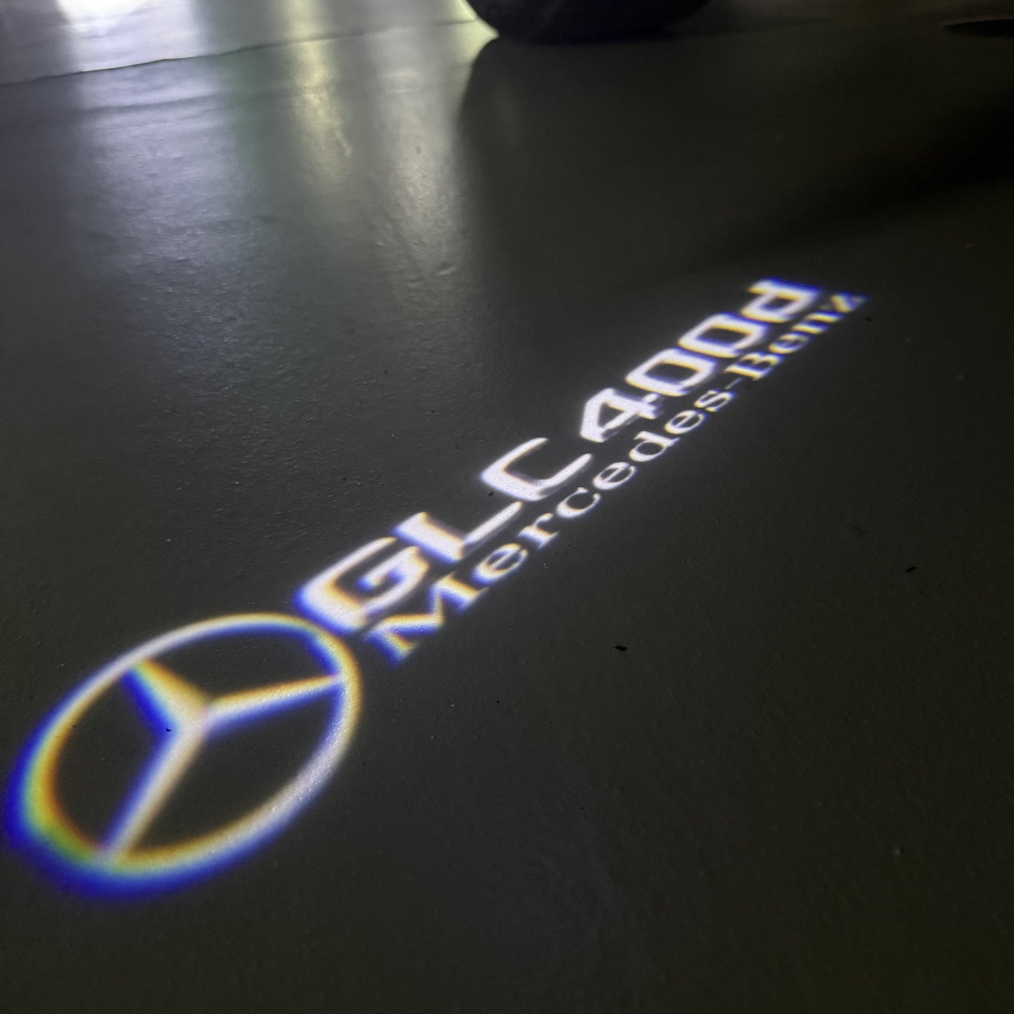 MERCEDES BENZ GLC 400d LOGO PROJECTOR LIGHTS (quantity 1 = 1 sets/2 door lights)Nr.03f051