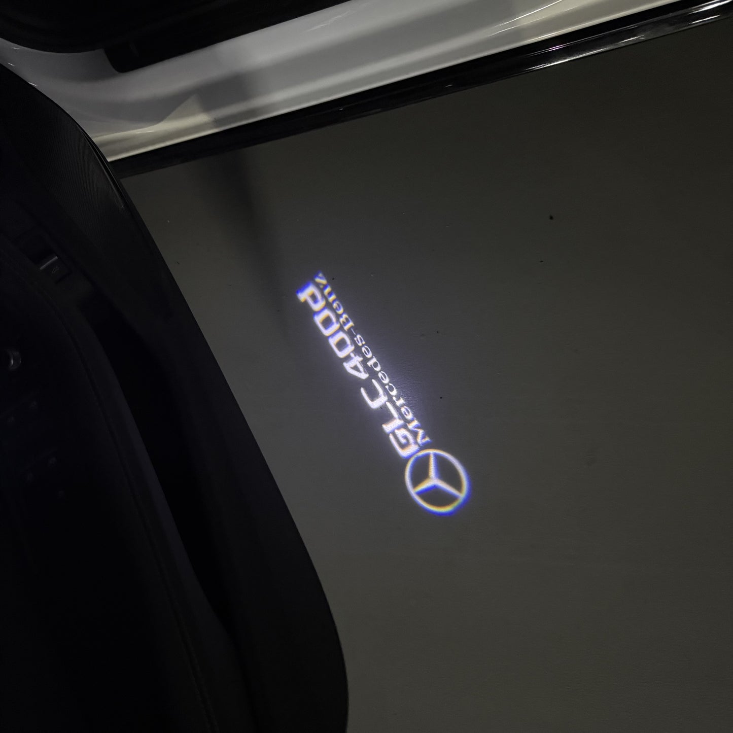 MERCEDES BENZ GLC 400d LOGO PROJECTOR LIGHTS (quantity 1 = 1 sets/2 door lights)Nr.03f051