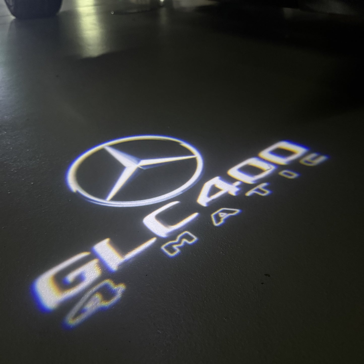 MERCEDES BENZ GLC 400 LOGO PROJECTOR LIGHTS (quantity 1 = 1 sets/2 door lights)Nr.03f050