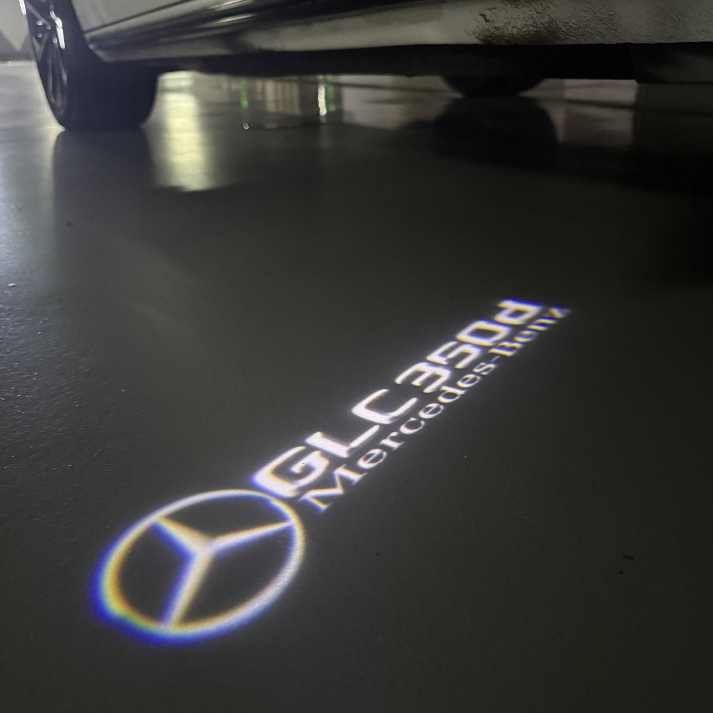 MERCEDES BENZ GLC 350d LOGO PROJECTOR LIGHTS (quantity 1 = 1 sets/2 door lights)Nr.03f049