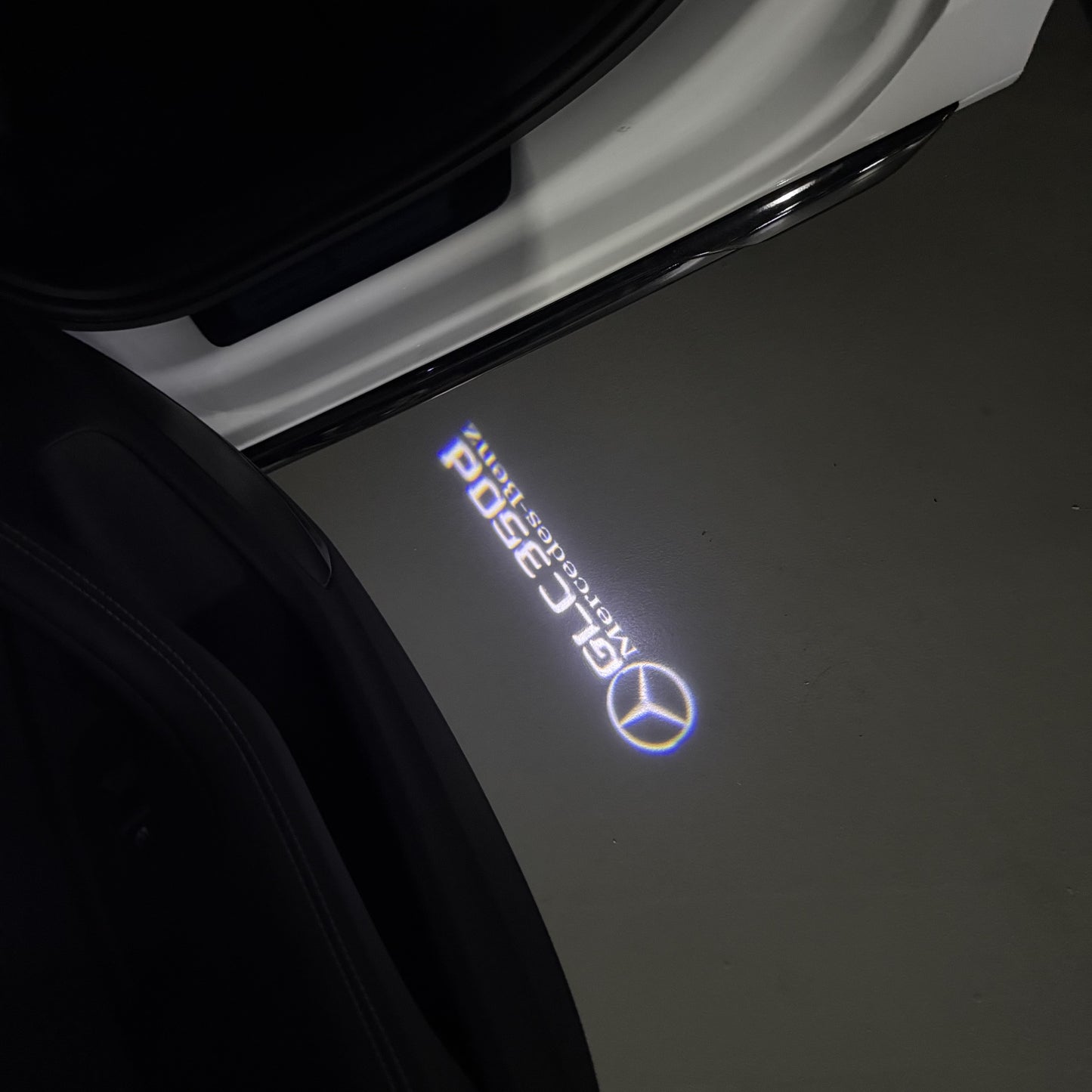 MERCEDES BENZ GLC 350d LOGO PROJECTOR LIGHTS (quantity 1 = 1 sets/2 door lights)Nr.03f049