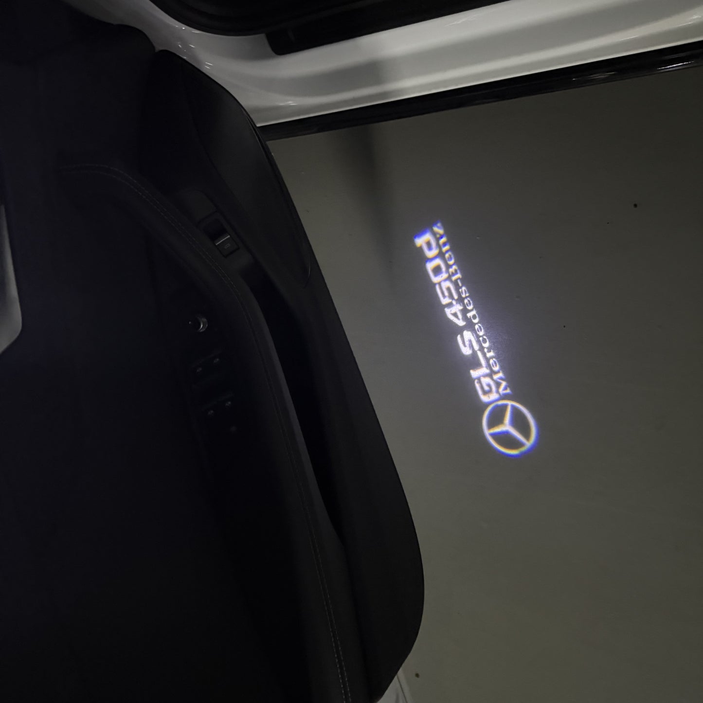 MERCEDES BENZ GLS 450d LOGO PROJECTOR LIGHTS (quantity 1 = 1 sets/2 door lights)Nr.03f040