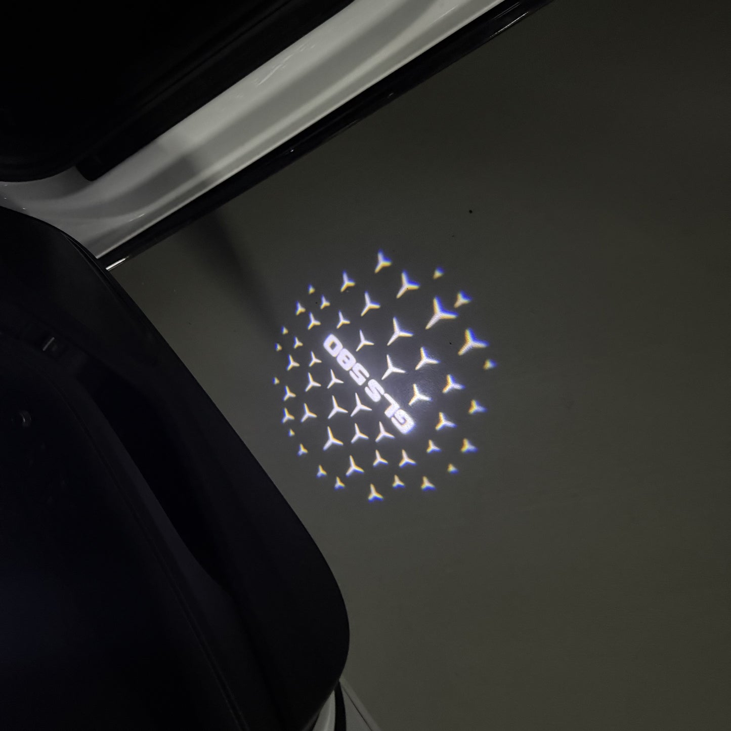 MERCEDES BENZ GLS 580 LOGO PROJECTOR LIGHTS (quantity 1 = 1 sets/2 door lights)Nr.03f045