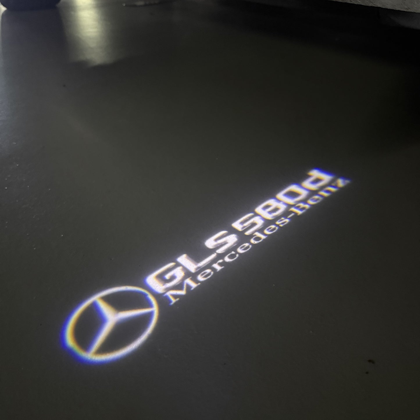 MERCEDES BENZ GLS 580d LOGO PROJECTOR LIGHTS (quantity 1 = 1 sets/2 door lights)Nr.03f046