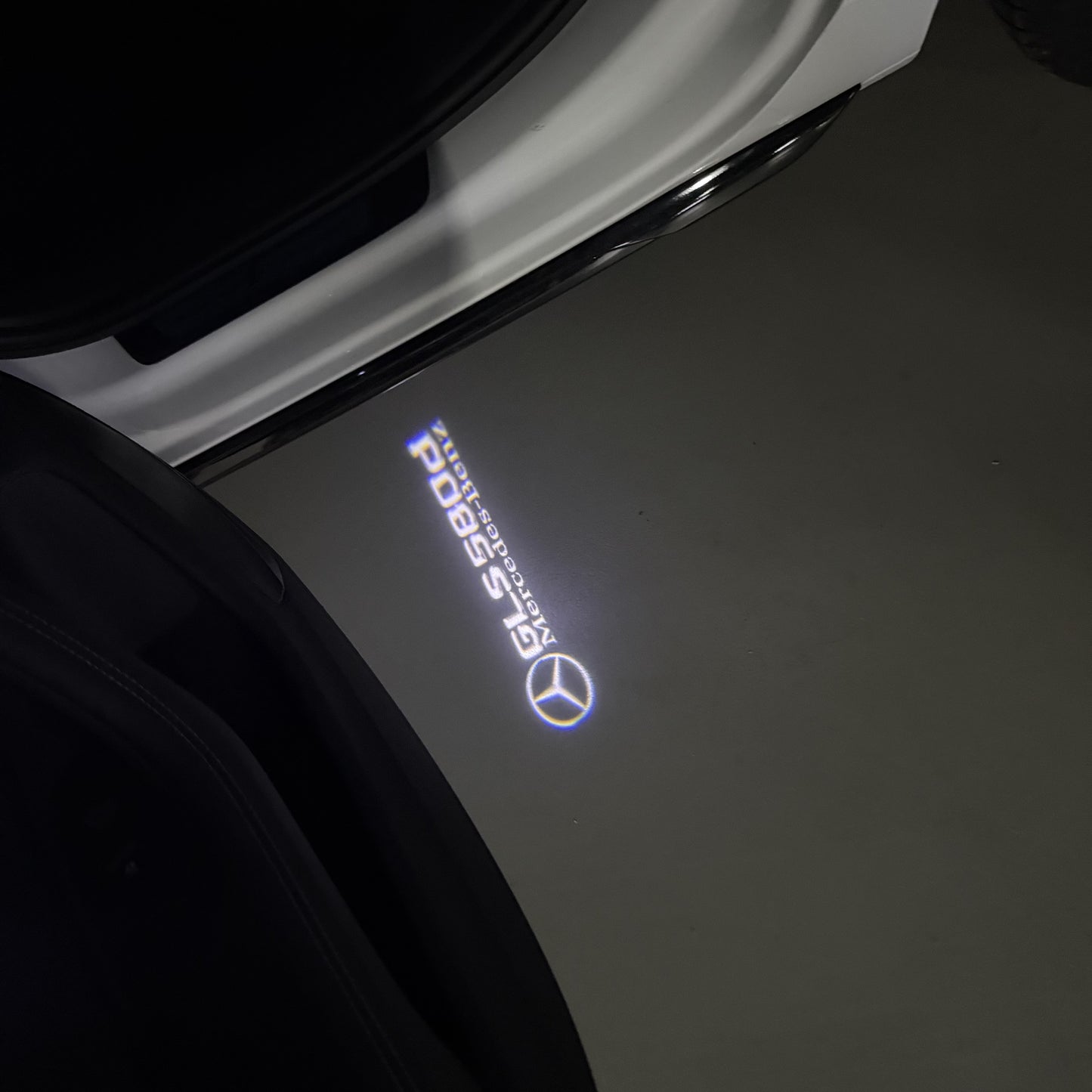 MERCEDES BENZ GLS 580d LOGO PROJECTOR LIGHTS (quantity 1 = 1 sets/2 door lights)Nr.03f046