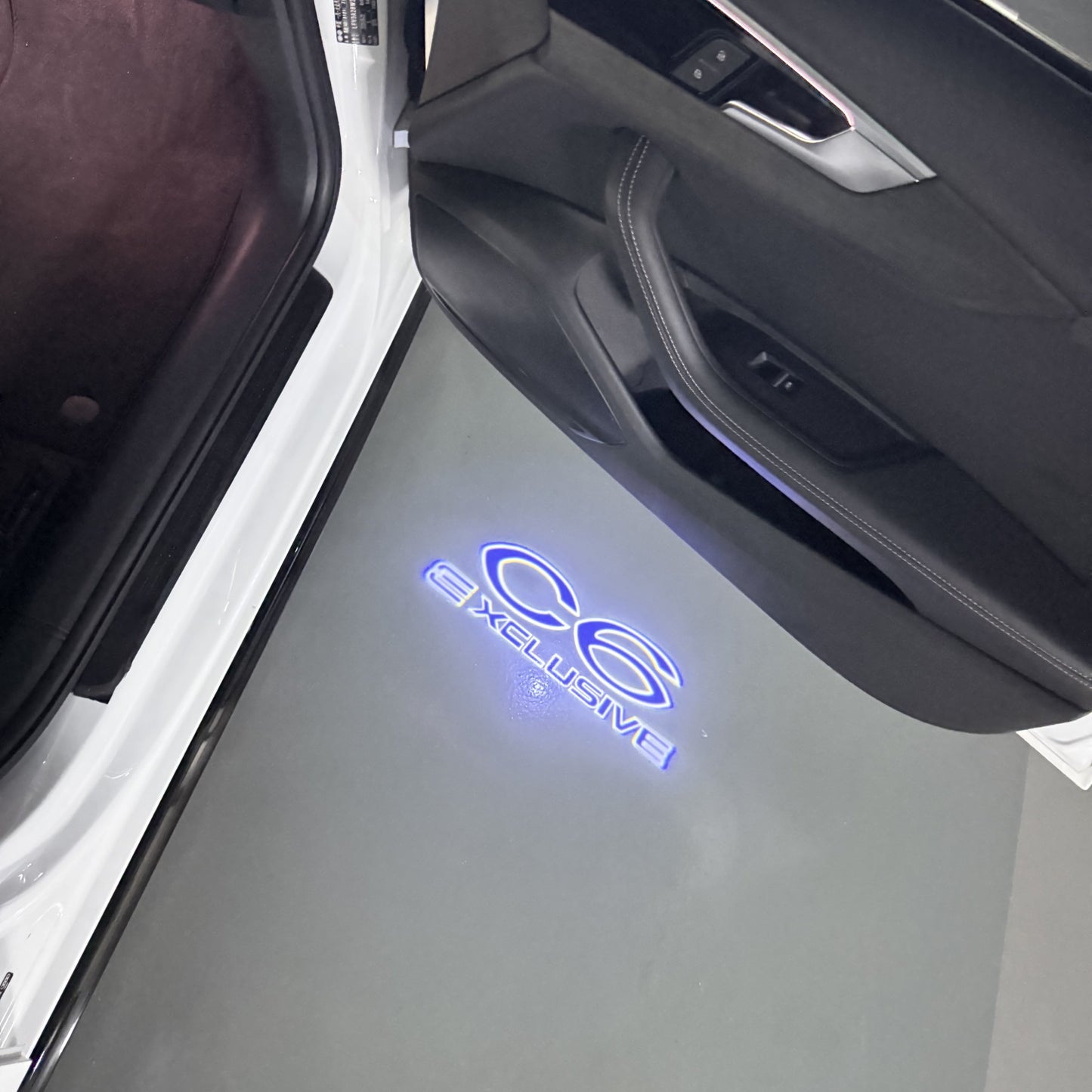CITROËN C6 EXCLUSIVE LOGO PROJECTOT LIGHTS (quantity 1 = 1 sets/2 door lights) Nr.6024q0t0112